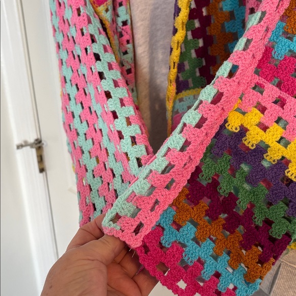 POL Multicolor Crochet Jacket - Picture 5 of 5
